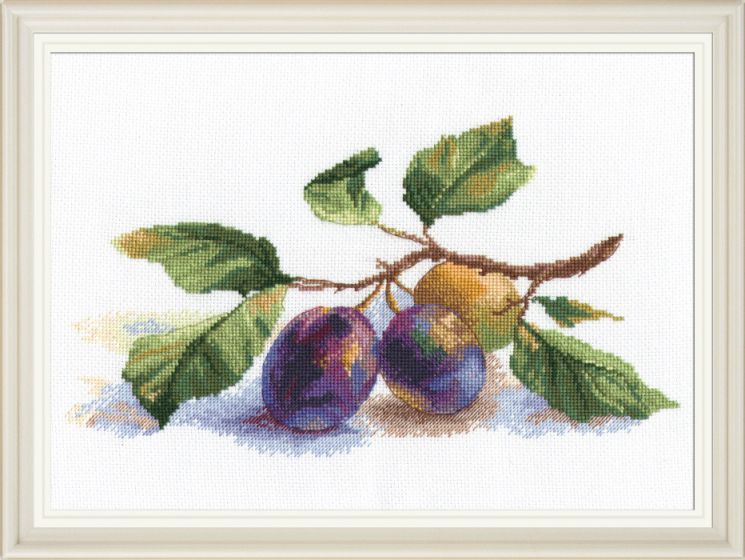 973 Набор для вышивания ОВЕН "Веточка сливы"