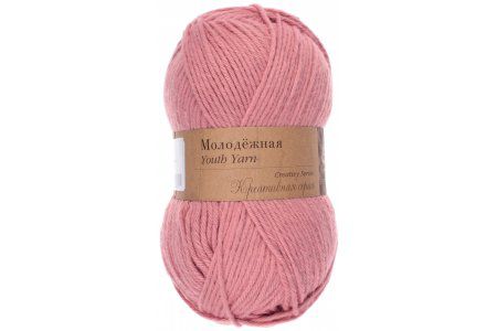 Пряжа ПЕХОРКА Молодёжная // 092 // 867 // Роза