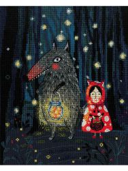 M830 НАБОР ДЛЯ ВЫШИВАНИЯ РТО "ЭТО ИСТОРИЯ ПРО МАЛЕНЬКУЮ КРАСНУЮ ШАПОЧКУ"