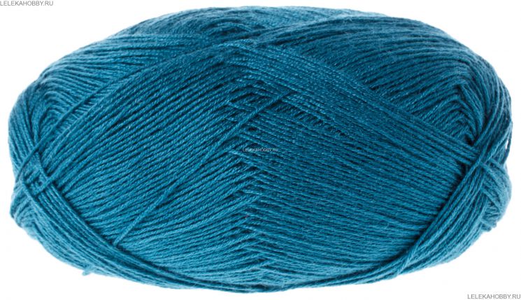 Пряжа ПЕХОРКА Кружевная // 067 // 14 // Морская волна